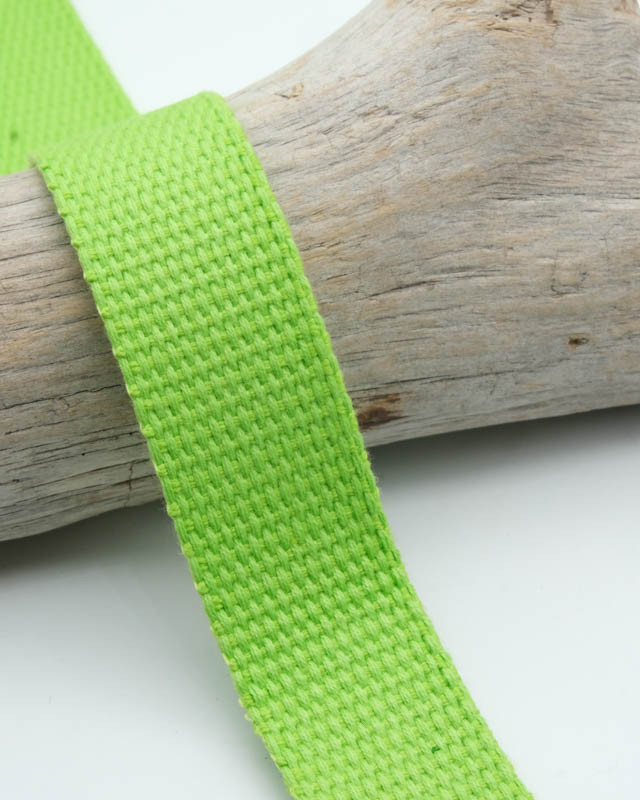 Sangle Coton 25MM Vert Anis - Maison Klem